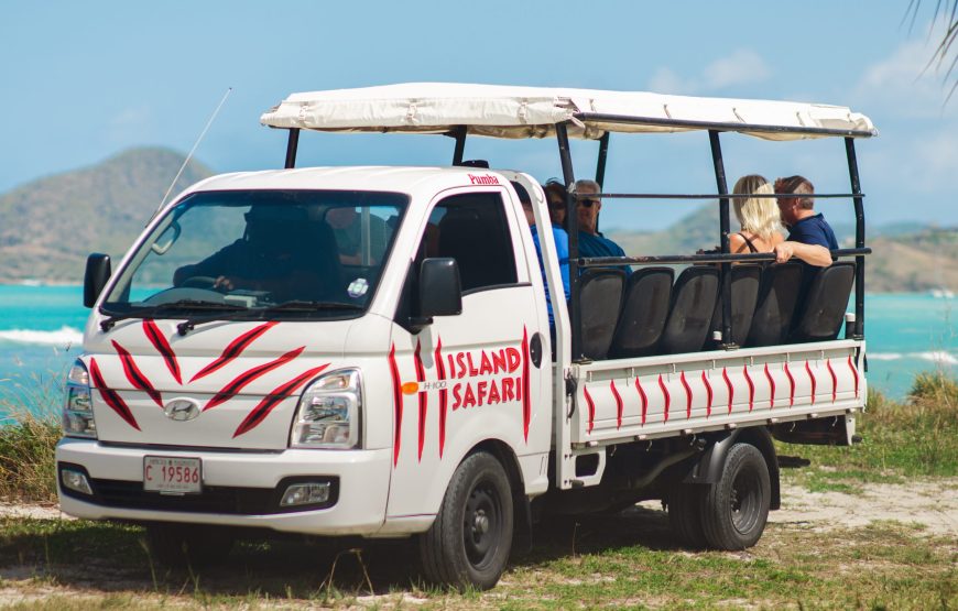 Tropical Adventures I Land & Sea Excursion, A Catamaran Boat Tour and Jeep Safari in Antigua