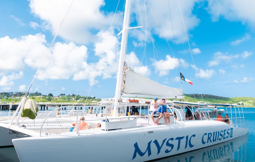 Tropical Adventure I Mystic Cades Reef Sail & Snorkel Tour, Sailing ...