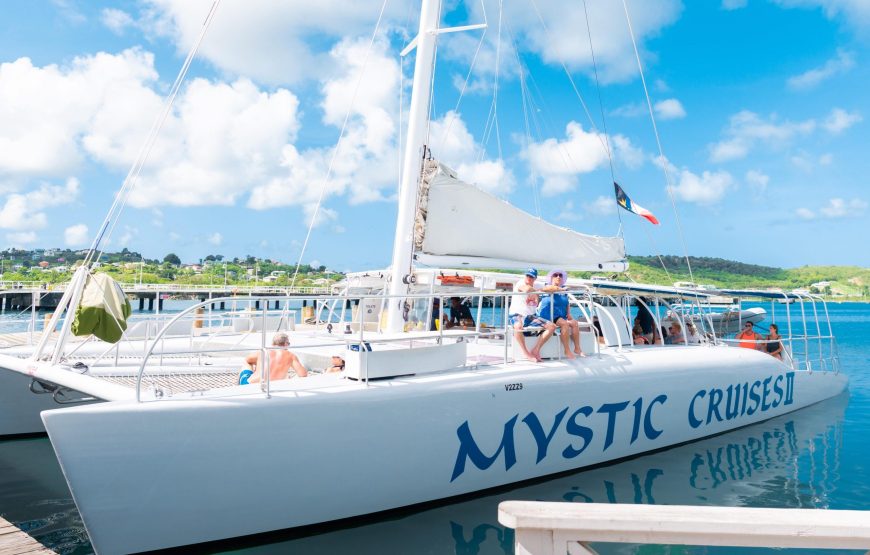 Tropical Adventures I Mystic Cades Reef Sail & Snorkel Tour, Sailing Catamaran Excursions In Antigua