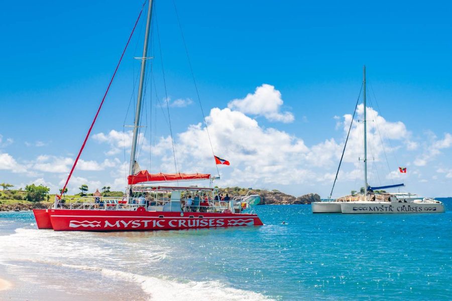 Tropical Adventures I Mystic Cades Reef Sail & Snorkel Tour, Sailing Catamaran Excursions In Antigua