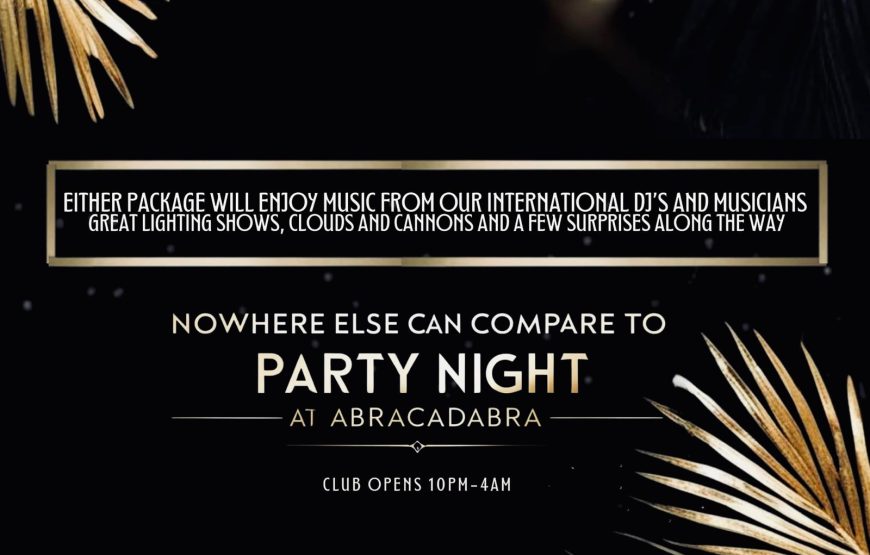 Abracadabra New Year Party I VIP Package